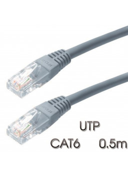 CABLE DE RED UTP CAT 6 0.5M...