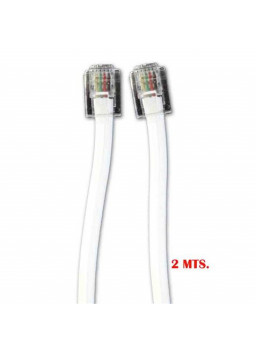 CABLE TELÉFONO RJ11 2M 4...