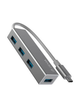 DEVIA hub TIPO C RJ45/3xUSB...